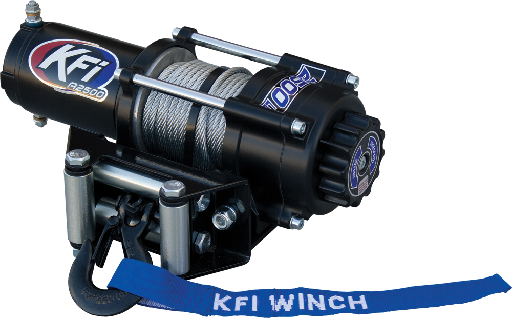 KFI 2500 LB Winch and Mount Kit for Yamaha Bruin Grizzly Kodiak 350 400
